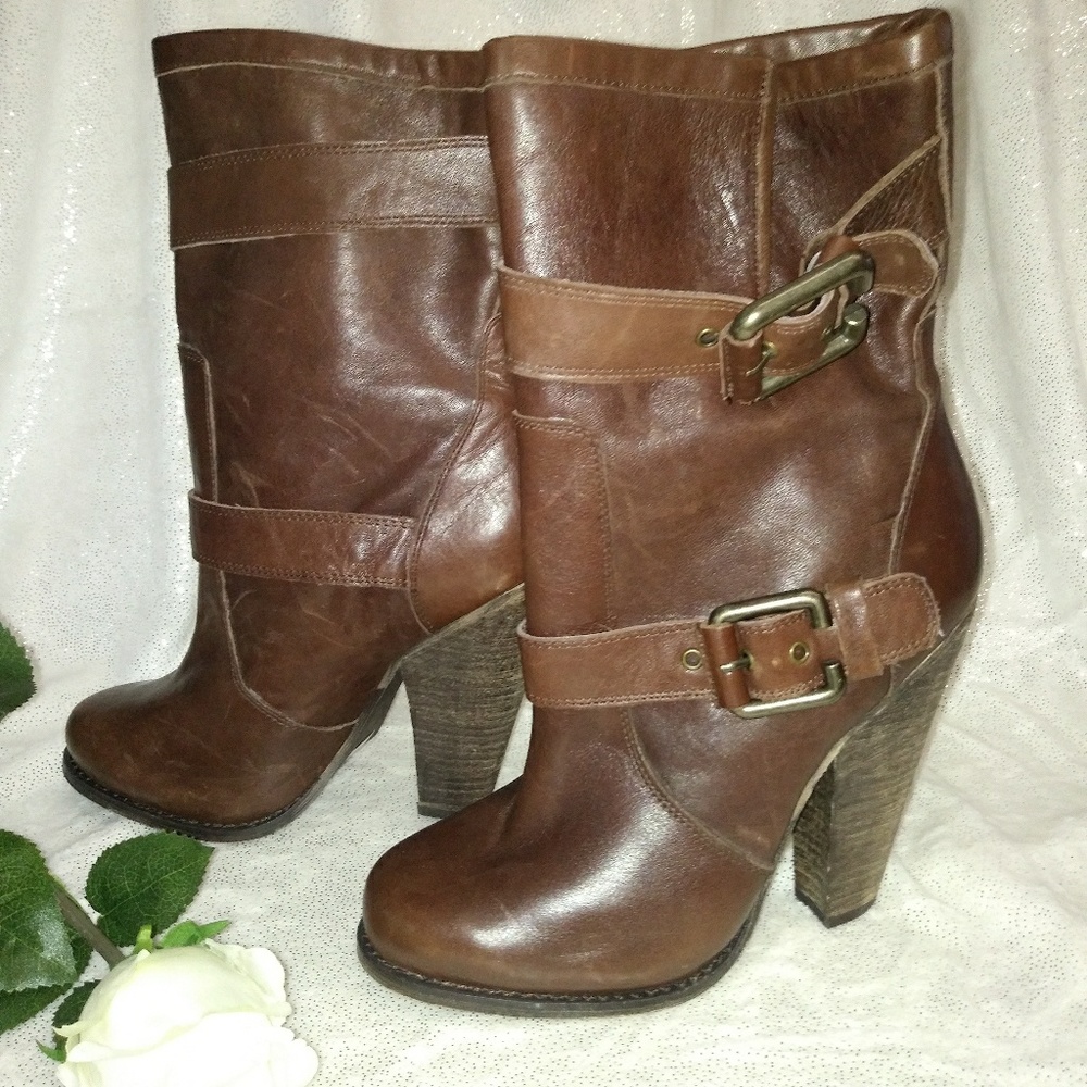 Aldo slouch biker booties